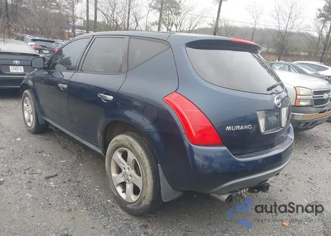 2005 Nissan Murano Sl из США, поврежденный, VIN JN8AZ08W75W407633